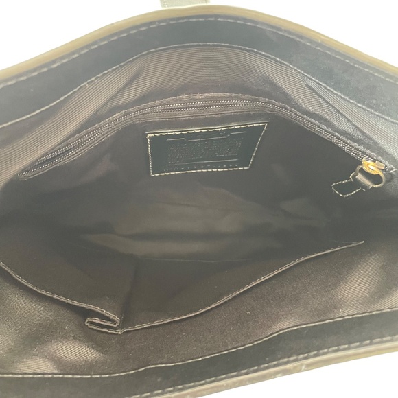 Coach Black Signature Canvas Slim Hamptons Hobo Bag 11058 - Picture 12 of 13